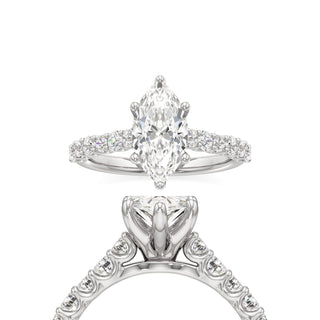 Mavis Round Shared Prong Diamond Band