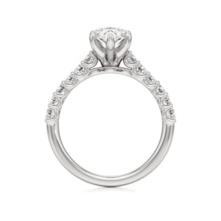 Mavis Round Shared Prong Diamond Band