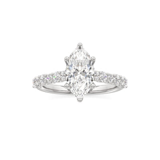 Mavis Round Shared Prong Diamond Band