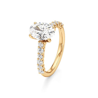 Mavis Round Shared Prong Diamond Band