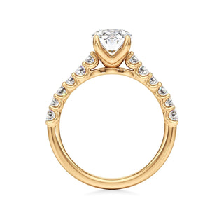 Mavis Round Shared Prong Diamond Band