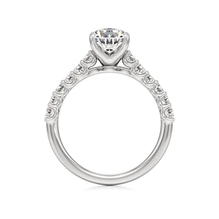 Mavis Round Shared Prong Diamond Band
