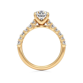 Mavis Round Shared Prong Diamond Band