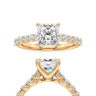 Mavis Round Shared Prong Diamond Band