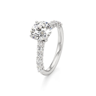 Mavis Round Shared Prong Diamond Band