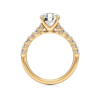 Mavis Round Shared Prong Diamond Band