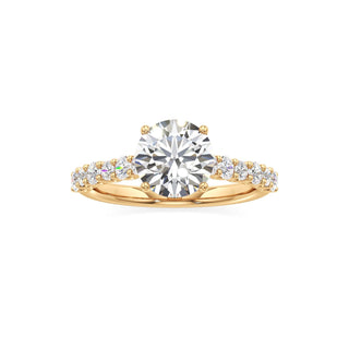 Mavis Round Shared Prong Diamond Band