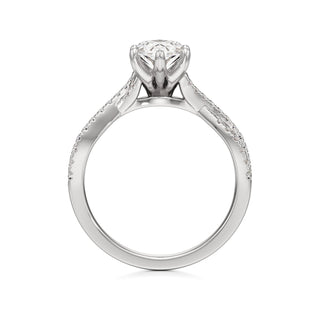 Nia Round Crossover Diamond Band