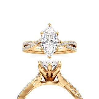 Nia Round Crossover Diamond Band