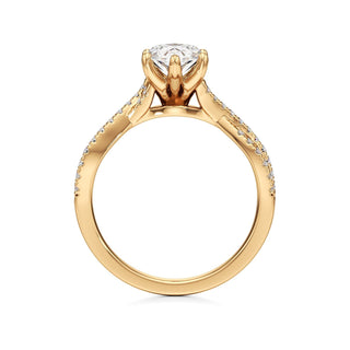 Nia Round Crossover Diamond Band