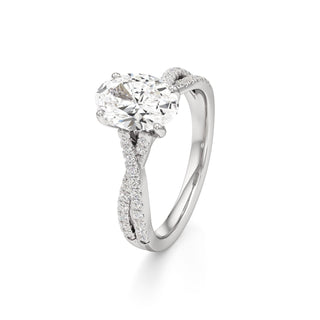 Nia Round Crossover Diamond Band
