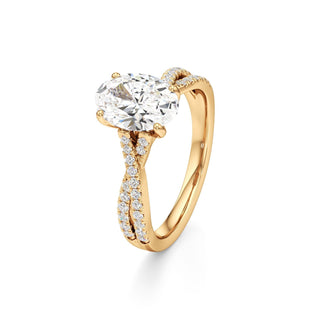 Nia Round Crossover Diamond Band