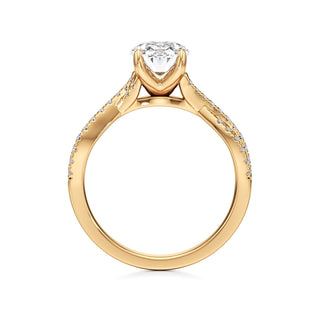 Nia Round Crossover Diamond Band