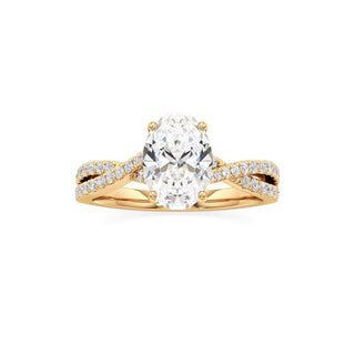 Nia Round Crossover Diamond Band