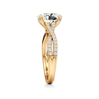 Nia Round Crossover Diamond Band