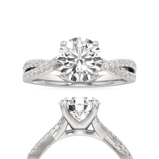 Nia Round Crossover Diamond Band