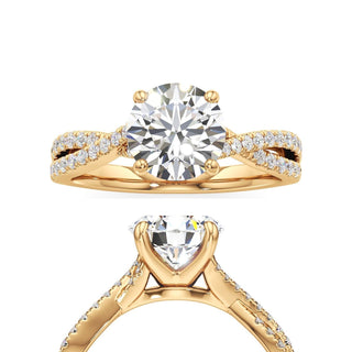 Nia Round Crossover Diamond Band