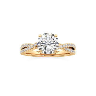 Nia Round Crossover Diamond Band