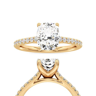 Nyla Round Pave Band Cathedral