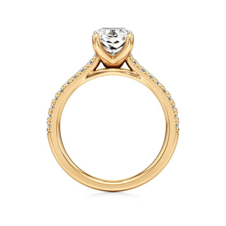 Nyla Round Pave Band Cathedral