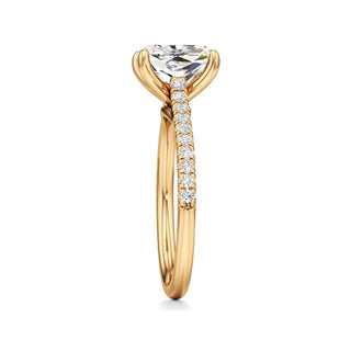 Nyla Round Pave Band Cathedral