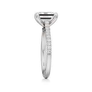 Nyla Round Pave Band Cathedral