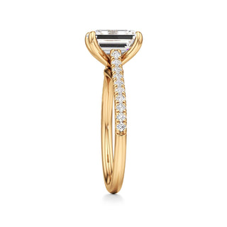 Nyla Round Pave Band Cathedral