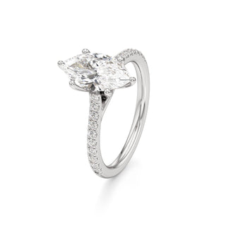 Nyla Round Pave Band Cathedral