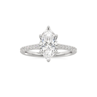 Nyla Round Pave Band Cathedral