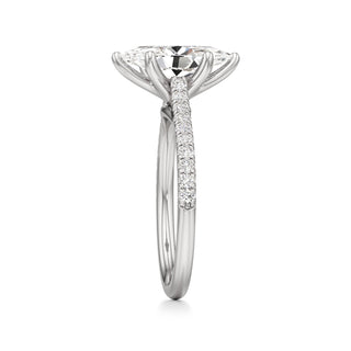 Nyla Round Pave Band Cathedral