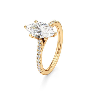 Nyla Round Pave Band Cathedral