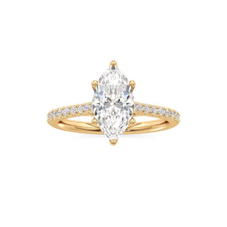 Nyla Round Pave Band Cathedral