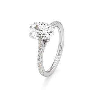 Nyla Round Pave Band Cathedral