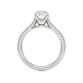 Nyla Round Pave Band Cathedral