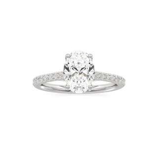 Nyla Round Pave Band Cathedral