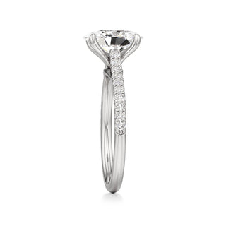 Nyla Round Pave Band Cathedral