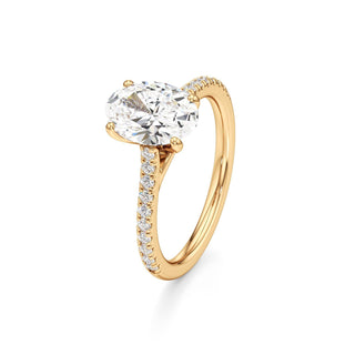 Nyla Round Pave Band Cathedral