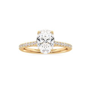 Nyla Round Pave Band Cathedral