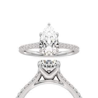 Nyla Round Pave Band Cathedral