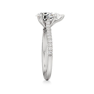 Nyla Round Pave Band Cathedral