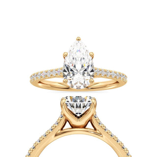 Nyla Round Pave Band Cathedral