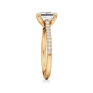 Nyla Round Pave Band Cathedral
