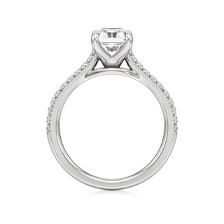 Nyla Round Pave Band Cathedral
