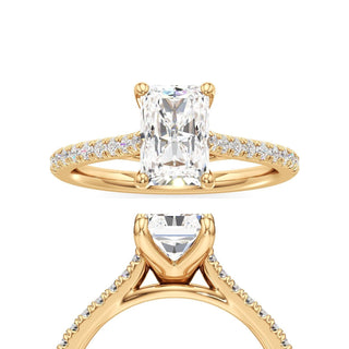 Nyla Round Pave Band Cathedral