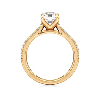 Nyla Round Pave Band Cathedral