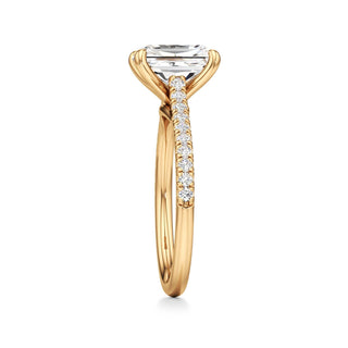 Nyla Round Pave Band Cathedral