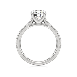 Nyla Round Pave Band Cathedral
