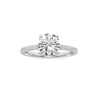 Nyla Round Pave Band Cathedral