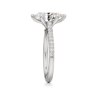 Orly Round Six Prong Pave Cathedral