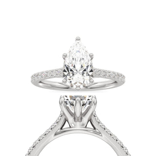 Orly Round Six Prong Pave Cathedral